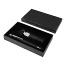 Set 2 instrumente de scris, Everestus, 2610E18925, 95x168x25 mm, Hartie, Aluminiu, Negru