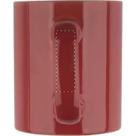   Cana, 300 ml, 120×80×95 mm, Everestus, 20FEB4856, Ceramica, Rosu, Alb