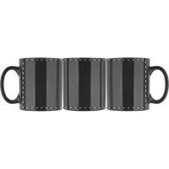   Cana, 300 ml, 120×80×95 mm, Everestus, 20FEB4854, Ceramica, Negru, Alb