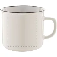  Cana vintage, 320 ml, ø90×81 mm, Everestus, 20FEB4985, Ceramica, Alb