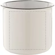  Cana vintage, 320 ml, ø90×81 mm, Everestus, 20FEB4985, Ceramica, Alb
