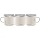 Cana vintage, 320 ml, ø90×81 mm, Everestus, 20FEB4985, Ceramica, Alb