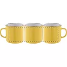 Cana vintage, 320 ml, ø90×81 mm, Everestus, 20FEB4986, Ceramica, Galben