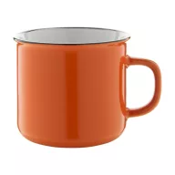   Cana vintage, 320 ml, ø90×81 mm, Everestus, 20FEB4983, Ceramica, Portocaliu