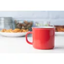 Cana vintage, 320 ml, ø90×81 mm, Everestus, 20FEB4984, Ceramica, Rosu