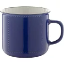 Cana vintage, 320 ml, ø90×81 mm, Everestus, 20FEB4981, Ceramica, Albastru