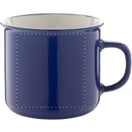  Cana vintage, 320 ml, ø90×81 mm, Everestus, 20FEB4981, Ceramica, Albastru