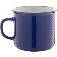   Cana vintage, 320 ml, ø90×81 mm, Everestus, 20FEB4981, Ceramica, Albastru