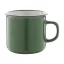 Cana vintage, 320 ml, ø90×81 mm, Everestus, 20FEB4982, Ceramica, Verde