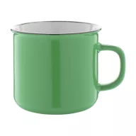  Cana vintage, 21MAR1399, 320 ml, Ø 90x81 mm, Everestus, Ceramica, Verde