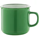 Cana vintage, 21MAR1399, 320 ml, Ø 90x81 mm, Everestus, Ceramica, Verde