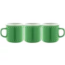 Cana vintage, 21MAR1399, 320 ml, Ø 90x81 mm, Everestus, Ceramica, Verde