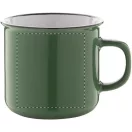 Cana vintage, 320 ml, ø90×81 mm, Everestus, 20FEB4982, Ceramica, Verde