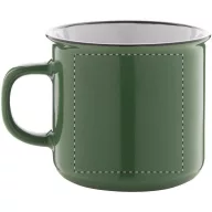   Cana vintage, 320 ml, ø90×81 mm, Everestus, 20FEB4982, Ceramica, Verde