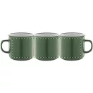 Cana vintage, 320 ml, ø90×81 mm, Everestus, 20FEB4982, Ceramica, Verde