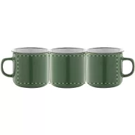   Cana vintage, 320 ml, ø90×81 mm, Everestus, 20FEB4982, Ceramica, Verde