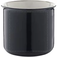   Cana vintage, 320 ml, ø90×81 mm, Everestus, 20FEB4980, Ceramica, Negru