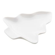   Platou de bucatarie de Craciun, 150x130x17 mm, Everestus, 20SEP0527, Portelan, Alb