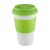 Cana cu silicon, 400 ml, ø90×150 mm, Everestus, 20FEB4966, Ceramica, Verde, Alb