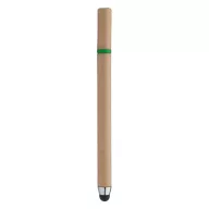   Pix touchscreen, ø9×130 mm, Everestus, 20FEB16590, Hartie reciclata, Plastic, Natur, Verde