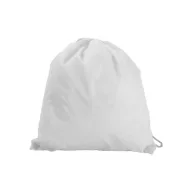   Saculet cu snur tip rucsac, 350×410 mm, Everestus, 20FEB5713, 190T Poliester, Alb