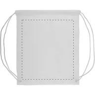   Saculet cu snur tip rucsac, 350×410 mm, Everestus, 20FEB5713, 190T Poliester, Alb