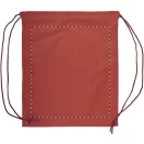 Saculet cu snur tip rucsac, 350×410 mm, Everestus, 20FEB5712, 190T Poliester, Rosu