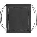 Saculet cu snur tip rucsac, 350×410 mm, Everestus, 20FEB5707, 190T Poliester, Negru