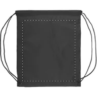   Saculet cu snur tip rucsac, 350×410 mm, Everestus, 20FEB5707, 190T Poliester, Negru