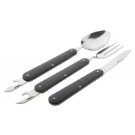   Set 3 tacamuri, 21MAR2440, 110x70x20 mm, Everestus, Otel, Poliester, Negru