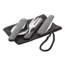 Set 3 tacamuri, 21MAR2440, 110x70x20 mm, Everestus, Otel, Poliester, Negru
