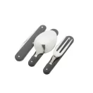 Set 3 tacamuri, 21MAR2440, 110x70x20 mm, Everestus, Otel, Poliester, Negru