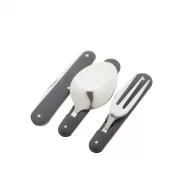   Set 3 tacamuri, 21MAR2440, 110x70x20 mm, Everestus, Otel, Poliester, Negru