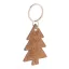 Breloc brad de Craciun, 2401E17406, Everestus, 50x74x6 mm, Pluta, Piele ecologica, Natur