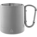 Cana 300 ml, 2401E17636, Everestus, ø75x89 mm, Otel, Aluminiu, Alb
