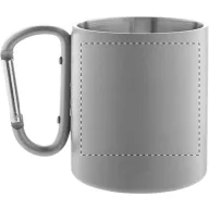   Cana 300 ml, 2401E17636, Everestus, ø75x89 mm, Otel, Aluminiu, Alb