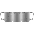 Cana 300 ml, 2401E17636, Everestus, ø75x89 mm, Otel, Aluminiu, Alb