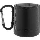 Cana 300 ml, 2401E17631, Everestus, ø75x89 mm, Otel, Aluminiu, Negru