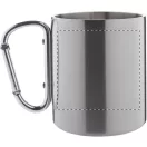 Cana 300 ml, 2401E17635, Everestus, ø75x89 mm, Otel, Aluminiu, Argintiu