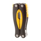 Set unealta multifunctionala 8 functii si briceag, 138×180×27 mm, Everestus, 20FEB4347, Aluminiu, Negru, Galben