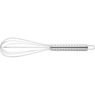   Egg whisk, ø50×255 mm, Everestus, 20FEB11125, Otel inoxidabil, Argintiu