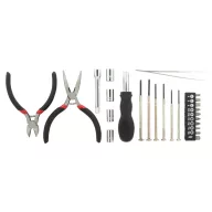   Set scule 25 piese, 21MAR2820, 130x17x30 mm, Everestus, Aluminiu, Negru