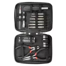 Set scule 25 piese, 21MAR2820, 130x17x30 mm, Everestus, Aluminiu, Negru