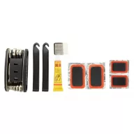   Set de reparat biciclete, 7 piese, 21MAR2266, 93x130x35 mm, Everestus, Otel, Plastic, Negru