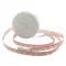 Ruleta 1 metru cu buton push, 21MAR1643, Ø 50x14 mm, Everestus, Plastic, Alb