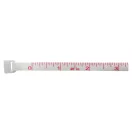 Ruleta 1 metru cu buton push, 21MAR1643, Ø 50x14 mm, Everestus, Plastic, Alb