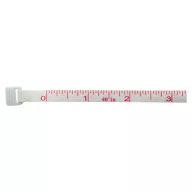   Ruleta 1 metru cu buton push, 21MAR1643, Ø 50x14 mm, Everestus, Plastic, Alb
