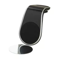   Suport de telefon pentru birou, 21MAR2143, 38x37x62 mm, Everestus, Aluminiu, Negru