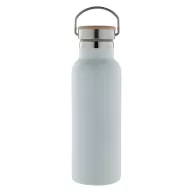  Termos, 21MAR2687, 500 ml, Ø 70x220 mm, Everestus, Otel, Bambus, Alb