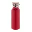 Termos, Everestus, 42FEB232434, 500 ml, Ø70x220 mm, Otel, Bambus, Rosu